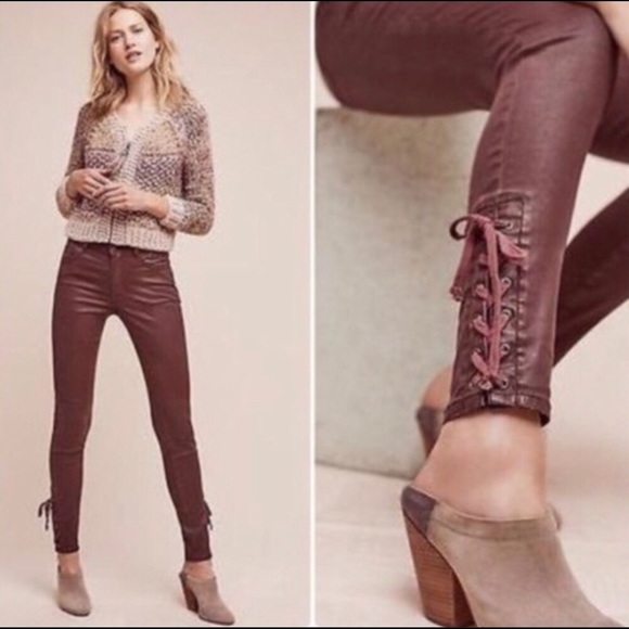 Anthropologie Pants - Anthro Pilcro and the Letterpress Faux Leather 28